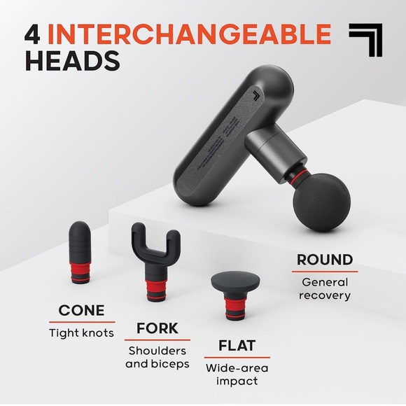 Sharper Image Powerboost Move Portable Percussion Massager - Picture 2 of 7